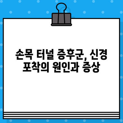 손목 통증 병원, 손끝 저림 해결책 찾기| 원인과 치료 | 손목 통증, 손끝 저림, 손목 터널 증후군, 신경 포착, 치료