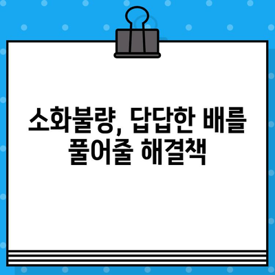 소화불량으로 인한 배부름과 불편함, 병원 치료와 효과적인 해결 방안 | 소화불량, 배부름, 소화 장애, 치료법, 병원