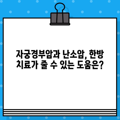 자궁경부암 및 난소암, 한방 치료의 힘을 찾아보세요| 여성 건강을 위한 암 요양 한방병원 가이드 | 여성암, 한방, 암 요양, 암 치료, 한의학