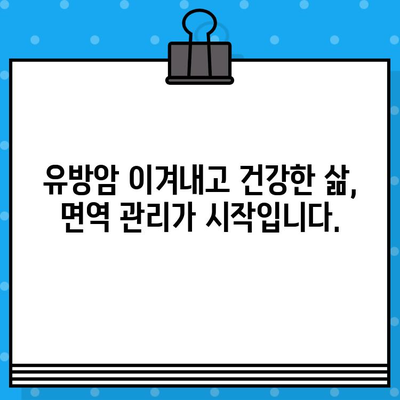 유방암 회복, 면역 관리로 건강 되찾기| 요양병원의 맞춤형 프로그램 | 유방암, 면역력 강화, 요양, 회복, 치료