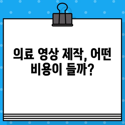 유튜브 의료 광고 영상 제작 비용| 상세 가이드 & 예산 계획 | 의료 마케팅, 유튜브 광고, 제작 단가