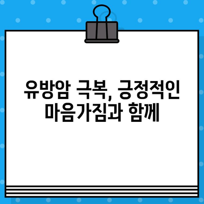 유방암 회복, 면역력 높이는 길| 암 요양병원 추천 & 관리 가이드 | 유방암, 면역 관리, 요양병원, 회복