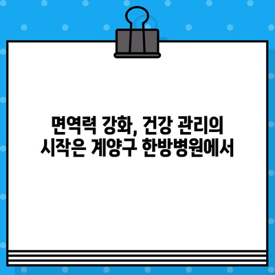계양구 한방병원에서 만나는 섬세한 맞춤 케어 | 한방 치료, 건강 관리, 척추, 관절, 통증, 면역