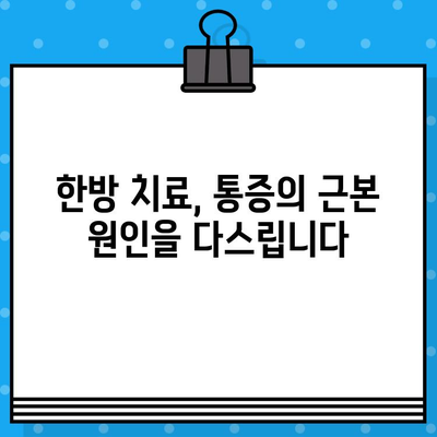 부산 강서구 한방병원 통증 관리 비용|  나에게 맞는 치료 찾기 | 한방, 통증, 비용, 진료