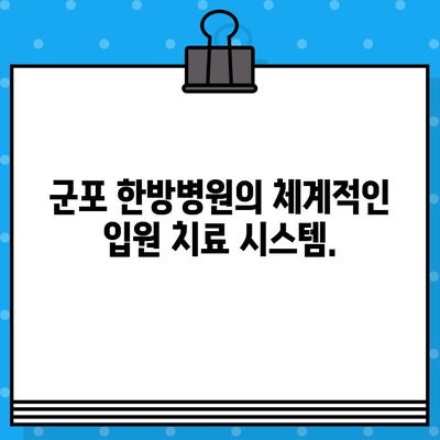 군포 한방병원 입원 치료| 통증 완화와 회복을 위한 맞춤 치료 | 군포, 한방병원, 입원, 통증 치료, 회복
