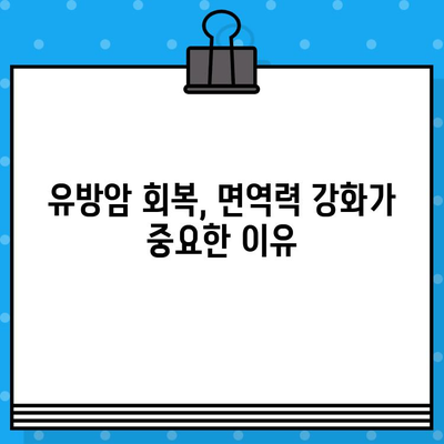 유방암 요양병원 선택 가이드| 면역 관리 & 회복 지원 집중 | 유방암, 요양, 면역, 회복, 치료