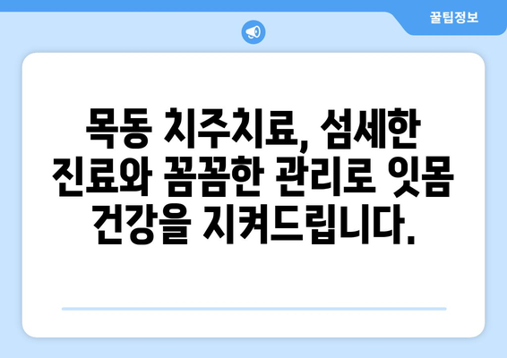 목동 치주치료, 잇몸 질환 없는 미래를 약속하다 | 치주 질환, 잇몸 건강, 목동 치과, 최고 수준 치료