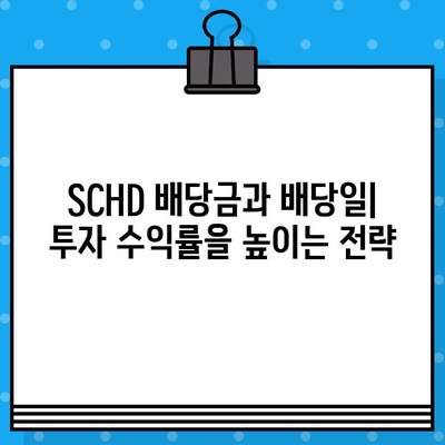 미국 주식 ETF 추천| SCHD 주가, 배당금, 배당일 완벽 분석 | 배당 투자, 장기 투자, 미국 주식