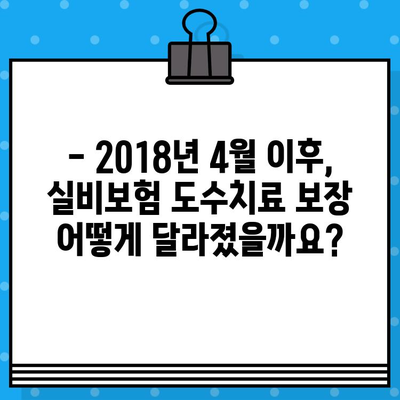 2018년 4월 이후 바뀐 실비보험 도수치료, 꼼꼼히 확인하세요! | 실비보험, 도수치료, 보장 변경, 2018년 4월 이후