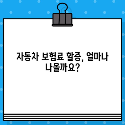 내 자동차 보험료 할증 계산기| 할증 기준 & 예상 비용 확인 | 보험료 계산, 할증 요인, 할인 팁