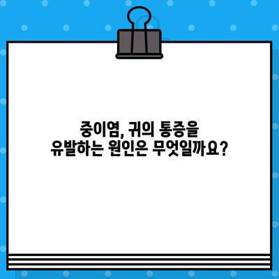 중이염, 원인과 증상 그리고 치료법 | 귀 통증, 이명, 난청, 어린이, 성인