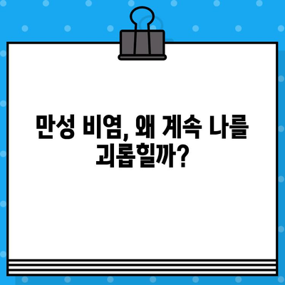 만성 비염, 끊임없이 괴롭히는 원인은? | 원인 분석, 증상 완화, 치료법