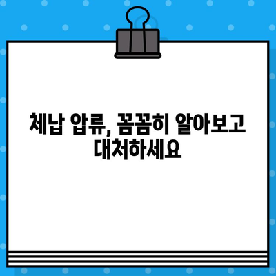 국민연금 체납 압류, 불이익 피하는 방법 & 절차| 상세 가이드 | 압류 해제, 면제, 연체 납부